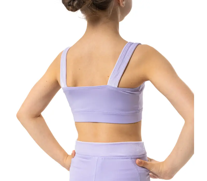 Capezio Catherine Top, Crop-Top für Mädchen Capezio Catherine Top, Crop-Top für Mädchen – Lila – Lavender