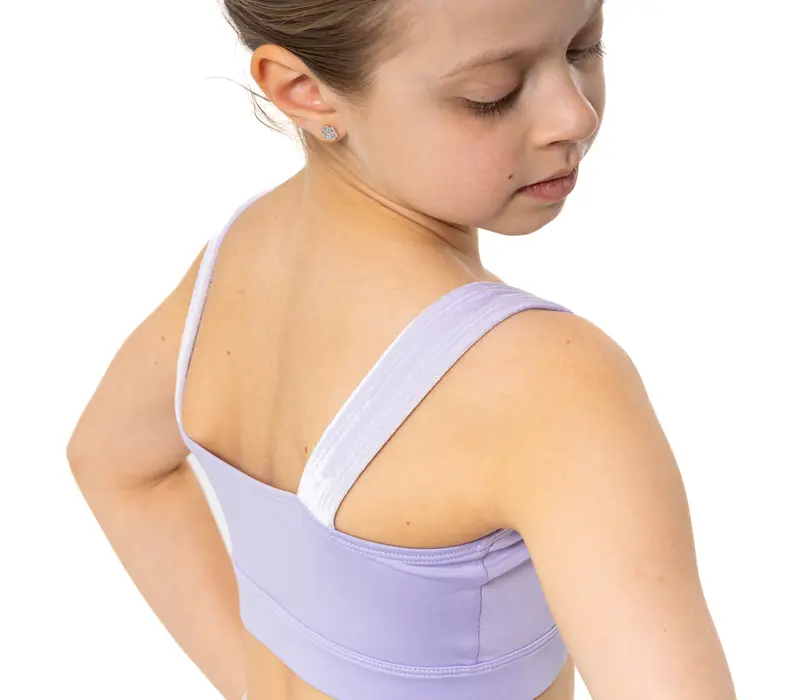 Capezio Catherine Top, Crop-Top für Mädchen Capezio Catherine Top, Crop-Top für Mädchen – Lila – Lavender