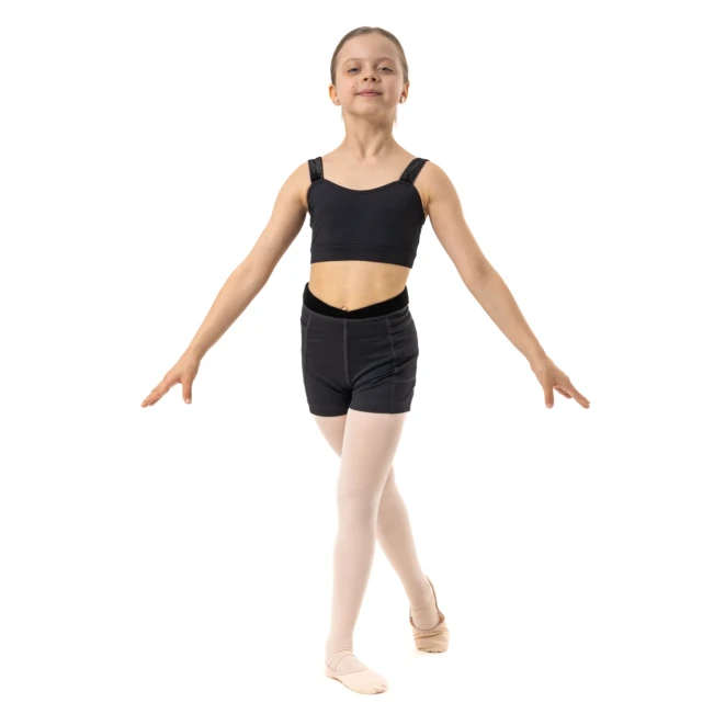 Capezio Catherine Top, Crop-Top für Mädchen Capezio Catherine Top, Crop-Top für Mädchen - Schwarz