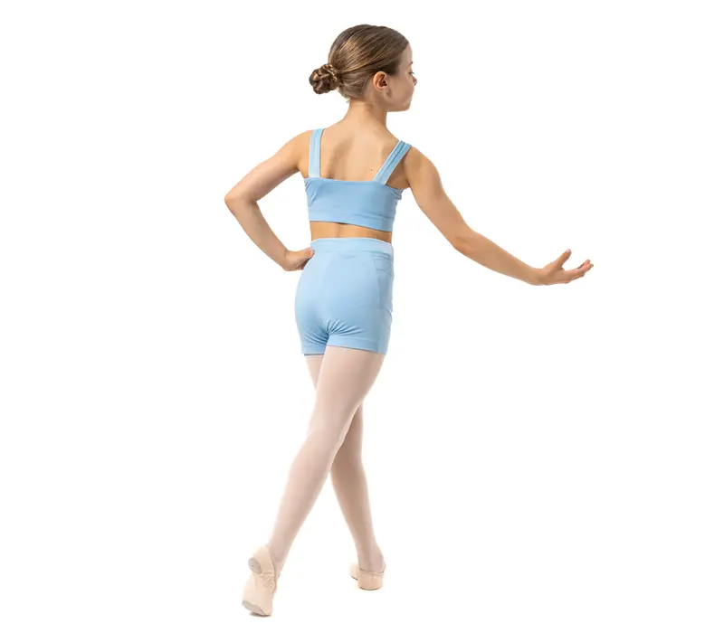 Capezio Catherine Top, Crop-Top für Mädchen - Hellblau Capezio