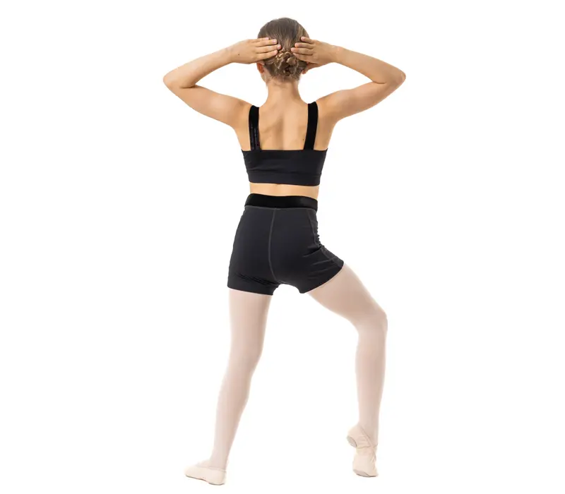 Capezio Charlotte Short, Mädchen-Shorts - Schwarz