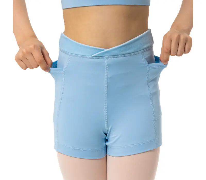 Capezio Charlotte Short, Mädchen-Shorts Capezio Charlotte Short, Mädchen-Shorts - Hellblau Capezio