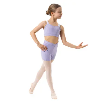 Capezio Charlotte Short, Mädchen-Shorts – Violett – Lavender