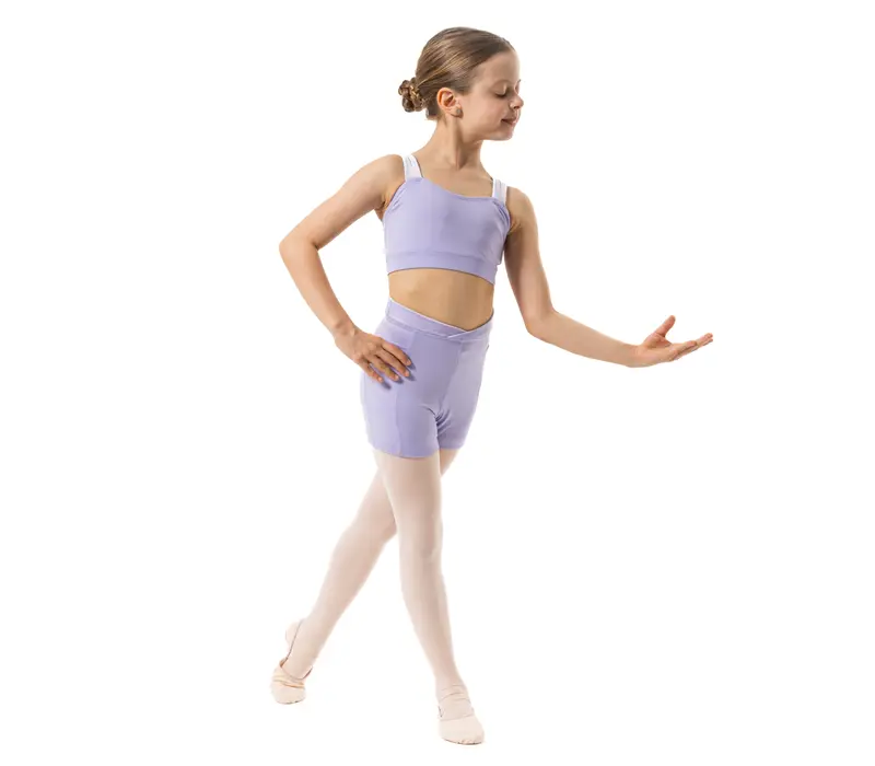 Capezio Charlotte Short, Mädchen-Shorts – Violett – Lavender Capezio Charlotte Short, Mädchen-Shorts – Violett – Lavender
