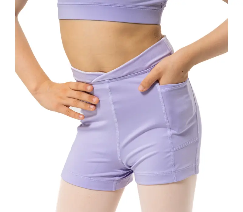 Capezio Charlotte Short, Mädchen-Shorts Capezio Charlotte Short, Mädchen-Shorts – Violett – Lavender