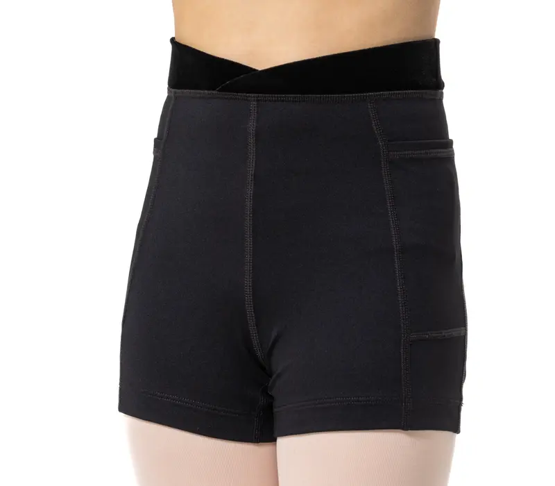 Capezio Charlotte Short, Mädchen-Shorts - Schwarz