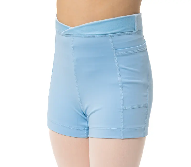 Capezio Charlotte Short, Mädchen-Shorts Capezio Charlotte Short, Mädchen-Shorts - Hellblau Capezio