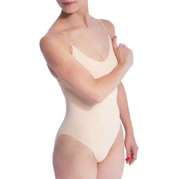 Capezio Camisole Clear Straps, Damen-Unteranzug 