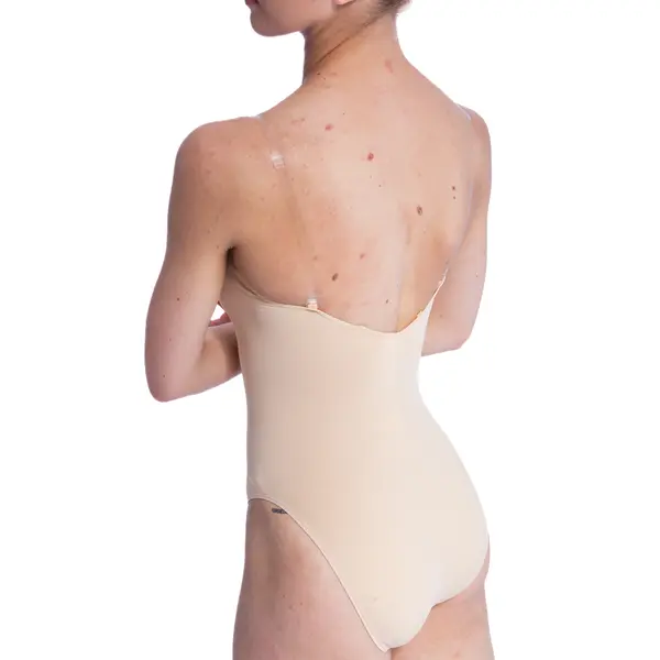 Capezio Camisole Clear Straps, Damen-Unteranzug 