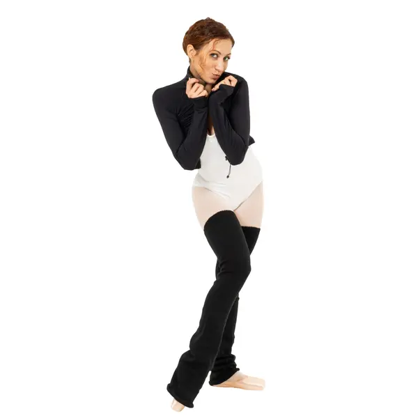 Capezio, Damen-Sweatjacke mit Reißverschluss 