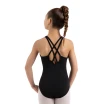 Capezio Doppelträger-Camisole-Trikot, Kinder-Balletttrikot – Schwarz