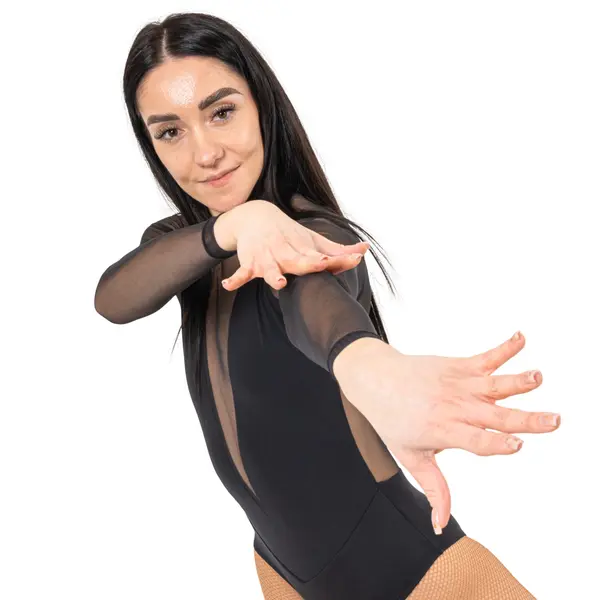 Capezio Soft Elegance long sleeve, Damen-Trikot für Gesellschaftstanz