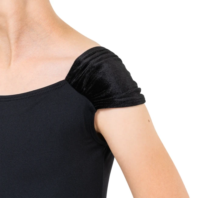 Capezio Elizabeth Leotard, Trikot für Mädchen Capezio Elizabeth Trikot, Turnanzug für Mädchen - Schwarz