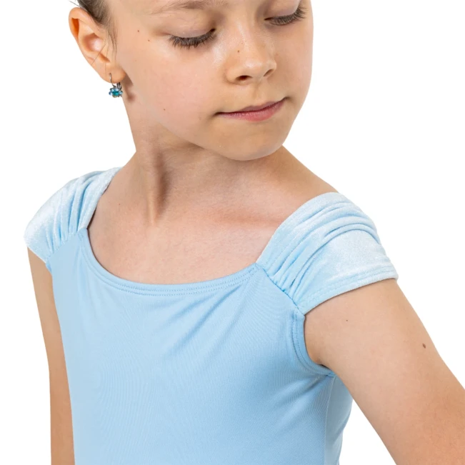 Capezio Elizabeth Leotard, Trikot für Mädchen Capezio Elizabeth Trikot, Balletttrikot für Mädchen - Hellblau Capezio