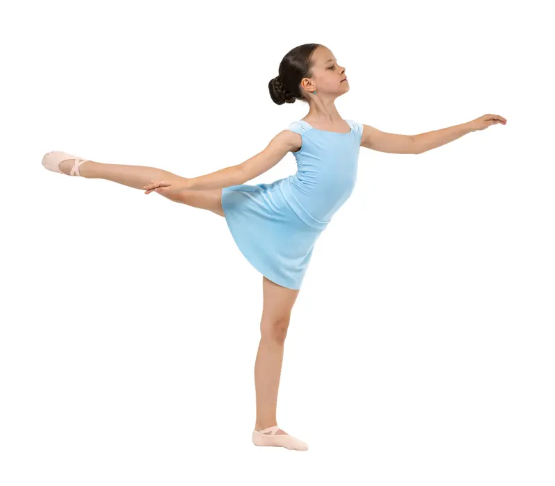 Capezio Elizabeth Trikot, Balletttrikot für Mädchen - Hellblau Capezio