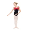 Capezio Cest La Vie Étoile Leotard, Mädchen-Trikot mit breiteren Trägern – Rot Scarlet Capezio