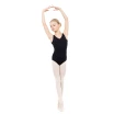 Capezio Cest La Vie Étoile Leotard, Mädchen-Trikot mit breiteren Trägern - Schwarz