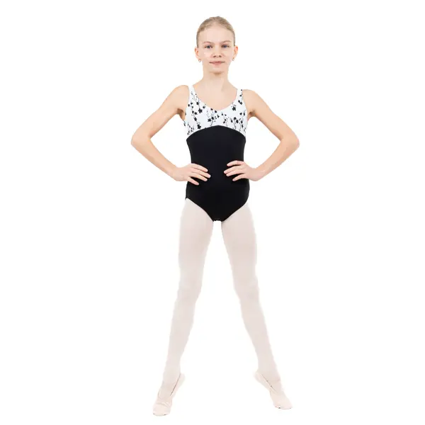 Capezio Cest La Vie Étoile Leotard, Mädchen-Trikot mit breiten Trägern