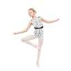 Capezio C'est La Vie Fleur, Mädchen-Turnanzug mit breiteren Trägern Capezio C'est La Vie Fleur, Mädchen-Turnanzug mit breiteren Trägern