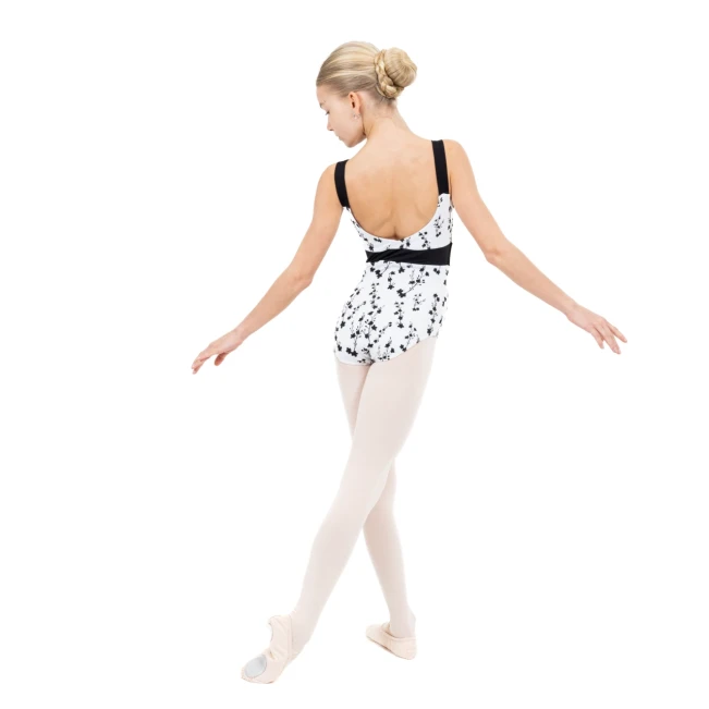 Capezio C'est La Vie Fleur, Mädchen-Turnanzug mit breiteren Trägern Capezio C'est La Vie Fleur, Mädchen-Turnanzug mit breiteren Trägern