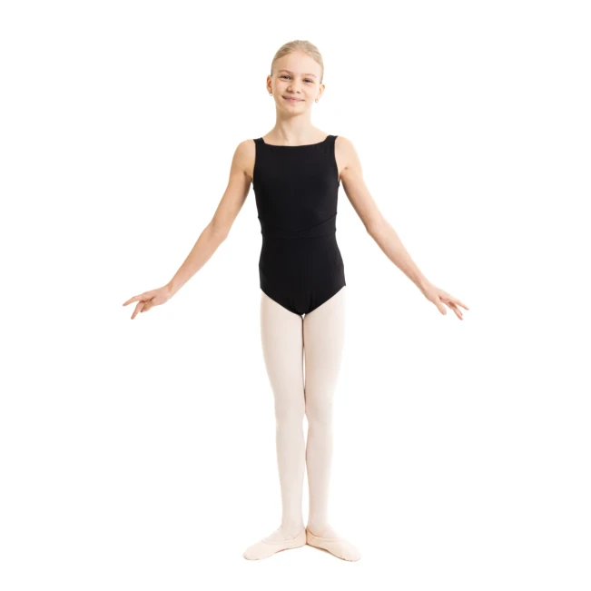 Capezio C'est La Vie Fleur, Mädchen-Turnanzug mit breiteren Trägern Capezio C'est La Vie Fleur, Mädchen-Turnanzug mit breiteren Trägern