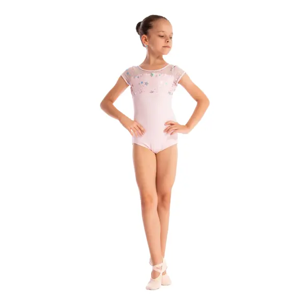 Capezio Galaxy, Kindertrikot mit kurzem Ärmel 