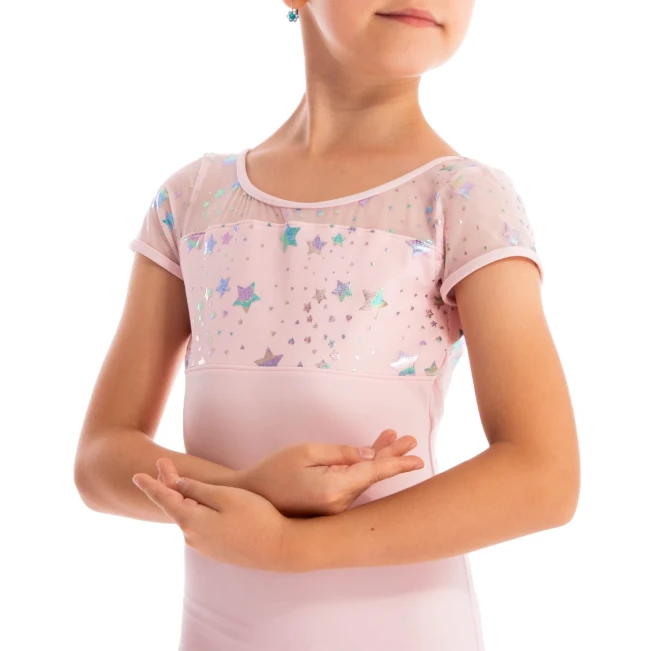 Capezio Galaxy, Kindertrikot mit kurzem Ärmel Capezio Galaxy, Kindertrikot mit kurzem Ärmel
