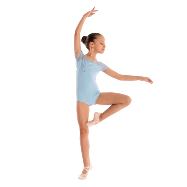 Capezio Galaxy, Kindertrikot mit kurzem Ärmel Capezio Galaxy, Kindertrikot mit kurzem Ärmel