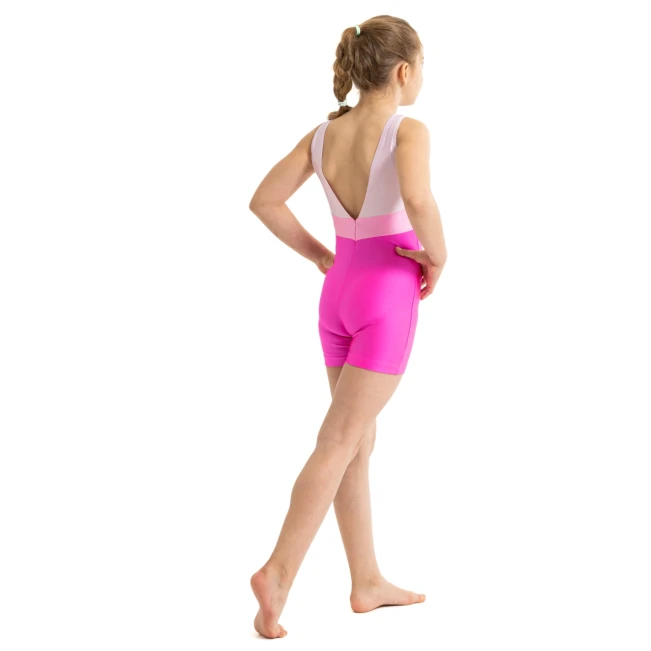 Capezio Galaxy Biketard, kurzer Ganzanzug für Mädchen Capezio Galaxy Biketard, kurzer Ganzanzug für Mädchen