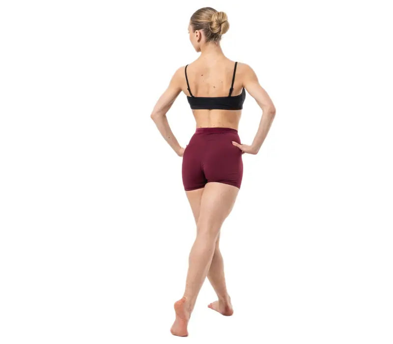 Capezio Glamour Short, Damen-Shorts - Weinrote Windsor Wine Capezio