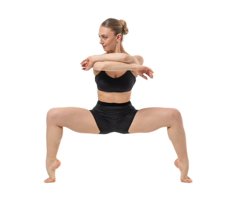 Capezio Glamour Short, Damen-Shorts - Schwarz