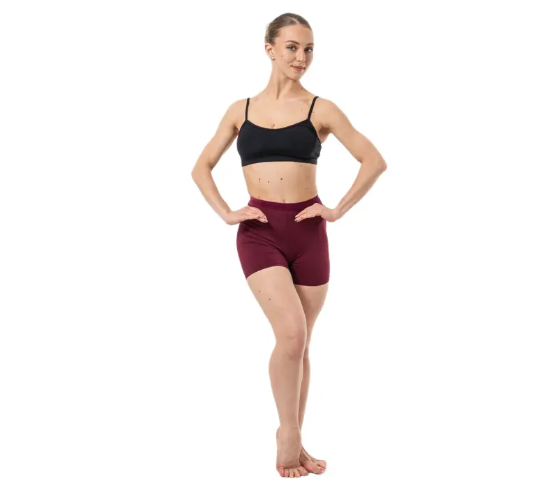 Capezio Glamour Short, Damen-Shorts - Weinrote Windsor Wine Capezio