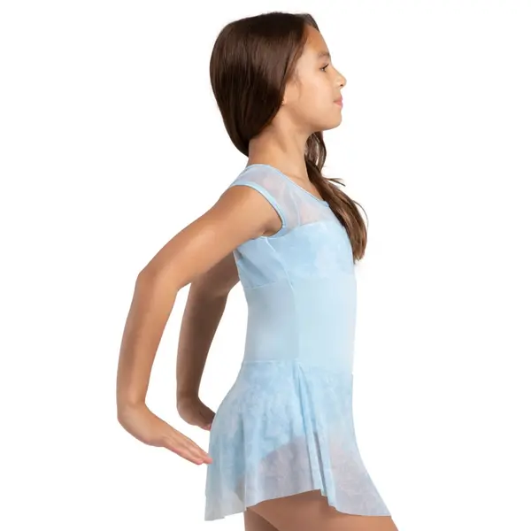 Capezio Opal, Mädchen-Trikot mit Röckchen