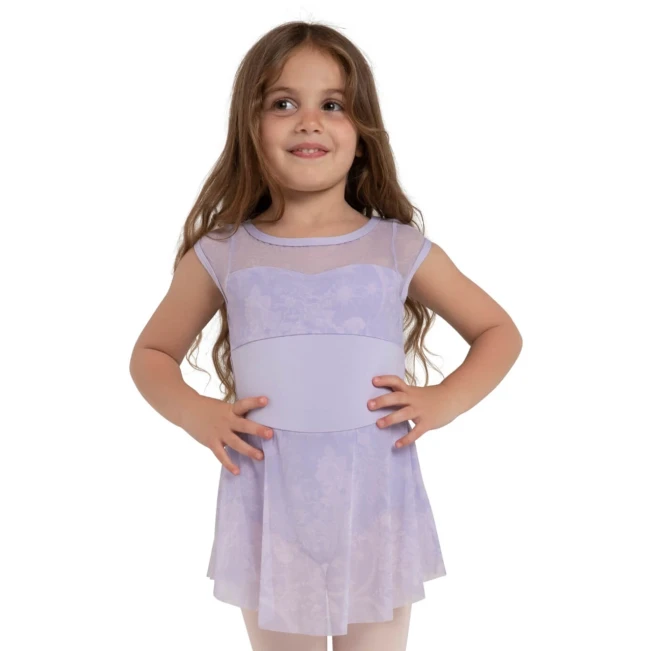 Capezio Opal, Mädchen-Trikot mit Röckchen Capezio Opal, Mädchen-Trikot mit Röckchen - Violett - Lavender