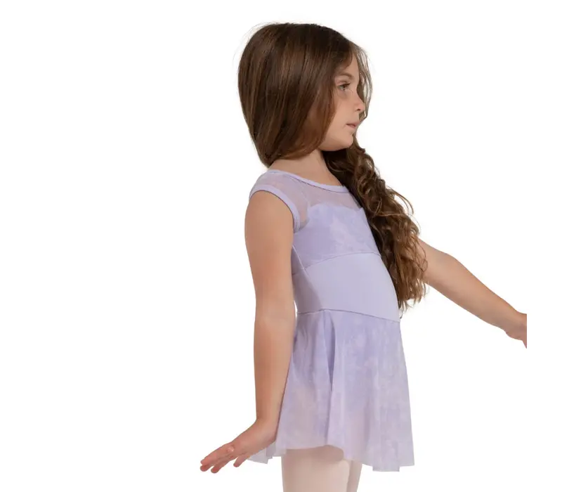 Capezio Opal, Mädchen-Trikot mit Röckchen - Violett - Lavender