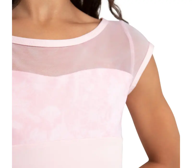 Capezio Opal, Mädchen-Trikot mit Röckchen – Rosa Capezio