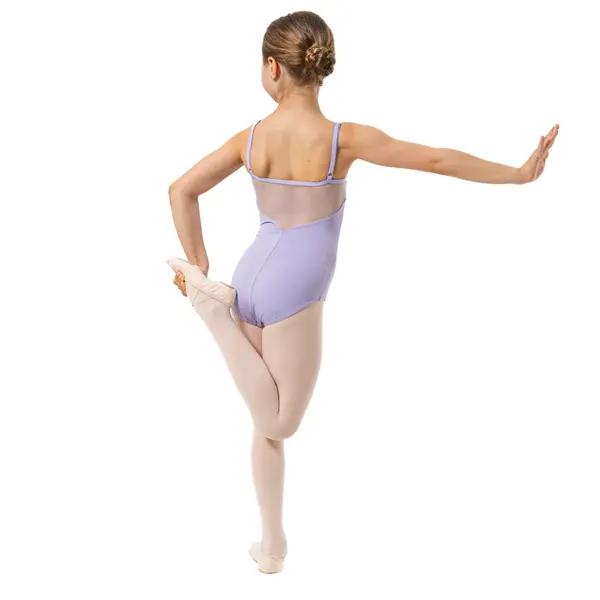 Capezio Lake Leotard, geblümtes Mädchen-Trikot mit dünnen Trägern 