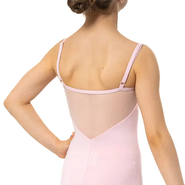 Capezio Lake Leotard, geblümtes Mädchen-Trikot mit dünnen Trägern 