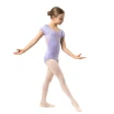 Capezio Lotus Leotard, geblümtes Mädchen-Trikot mit kurzem Ärmel