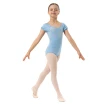 Capezio Lotus Leotard, geblümtes Mädchen-Trikot mit kurzem Ärmel