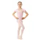Capezio Lotus Leotard, geblümtes Mädchen-Trikot mit kurzem Ärmel
