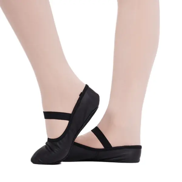 Capezio Luna, Kinder-Leder-Ballettschläppchen