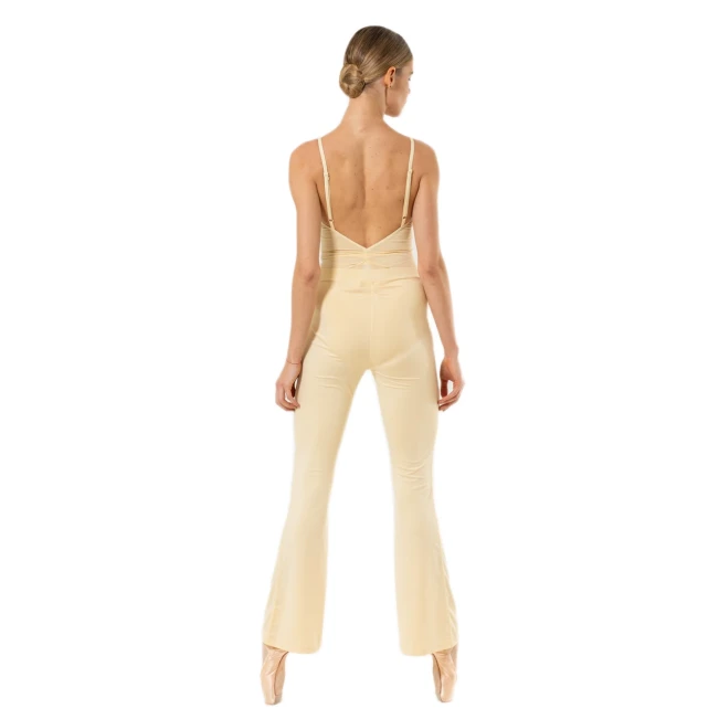 Capezio Memory Flare Legging, Damenhose - Hellgelb - Butter Capezio