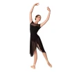 Capezio Meryl Mesh Yoke Short Sleeve, baletný dres Capezio Meryl Mesh Yoke Short Sleeve, baletný dres