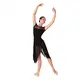Capezio Meryl Mesh Yoke Short Sleeve, baletný dres Capezio Meryl Mesh Yoke Short Sleeve, baletný dres