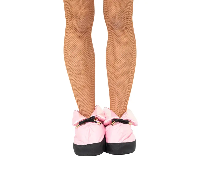 Capezio Ballroom Warmup-Booties, Aufwärmschuhe Capezio Ballroom Warmup Booties, Aufwärmschuhe – Metallic Hellrosa