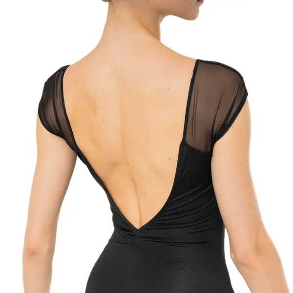 Capezio Moonstruck Cap Sleeve Leotard, Damen-Tanztrikot mit kurzen Ärmeln