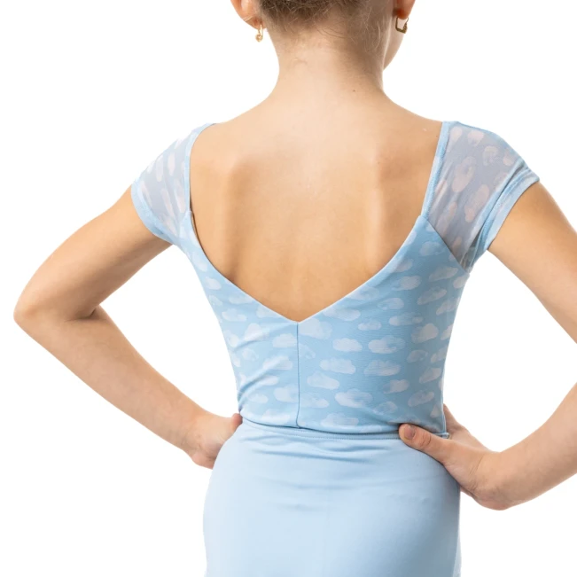 Capezio Nine Rainbow Leotard, Mädchentrikot Capezio Nine Rainbow Trikot, Mädchen-Trikot - Capezio Hellblau