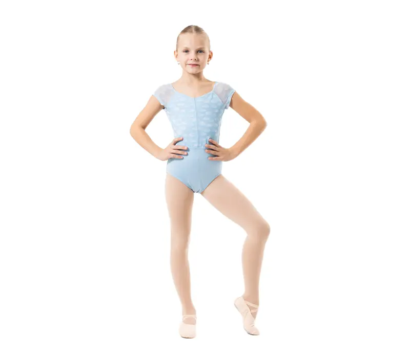 Capezio Nine Rainbow Leotard, Mädchentrikot Capezio Nine Rainbow Trikot, Mädchen-Trikot - Capezio Hellblau