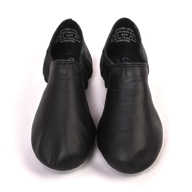 Capezio Nova, Kinder-Jazzschuhe zum Hineinschlüpfen Capezio Nova, Kinder Schlupf-Jazzschuhe - Schwarz
